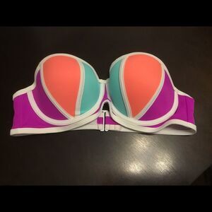 VS PINK Strapless Bikini Swimsuit Top Size Large